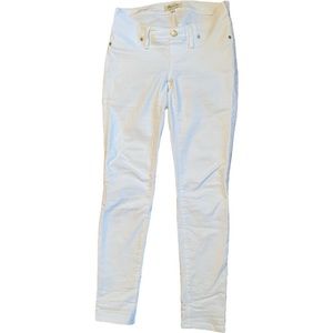 Madewell white maternity skinny jeans